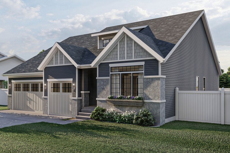 Architectural House Design - Exterior - Other Elevation for Traditional House Plan #455-221 - 3 bed, 2 bath
