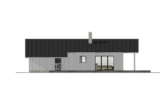 Photo 4 for Modern House Plan #549-18 - 2 bed, 1 bath