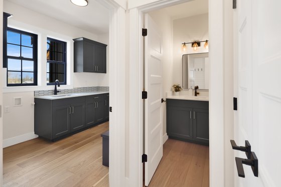Interior - Laundry for Farmhouse House Plan #1070-223 - 4 bed, 2.5 bath