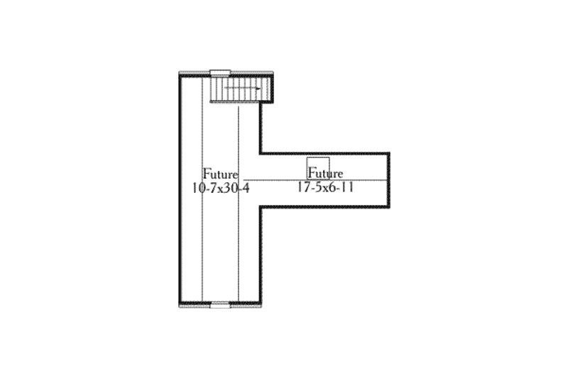 Dream House Plan - Floor Plan - Other Floor for European House Plan #406-187 - 3 bed, 2 bath