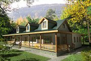 Country Style House Plan - 4 Beds 3.5 Baths 4022 Sq/Ft Plan #117-522 