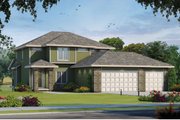 Traditional Style House Plan - 5 Beds 3.5 Baths 3296 Sq/Ft Plan #20-2457 