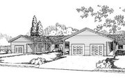 Traditional Style House Plan - 2 Beds 2 Baths 3030 Sq/Ft Plan #60-580 