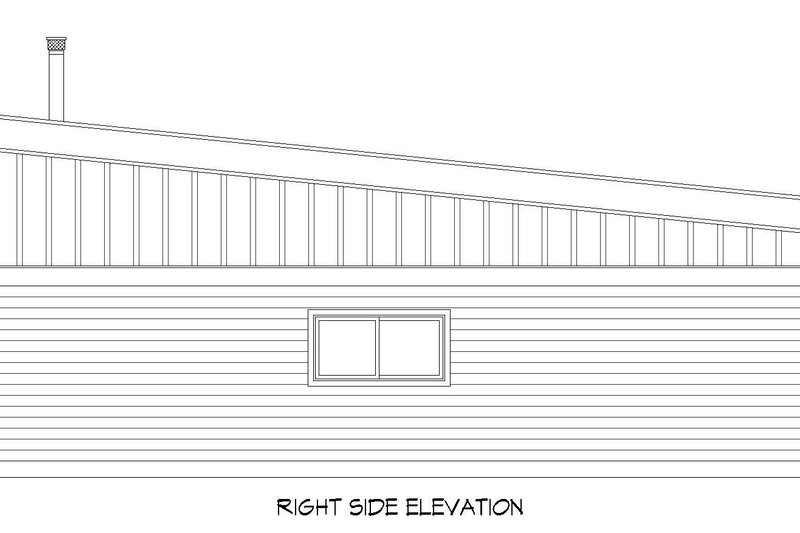 House Plan Design - Exterior - Other Elevation 1 for Contemporary House Plan #932-667 - 1 bed, 1 bath