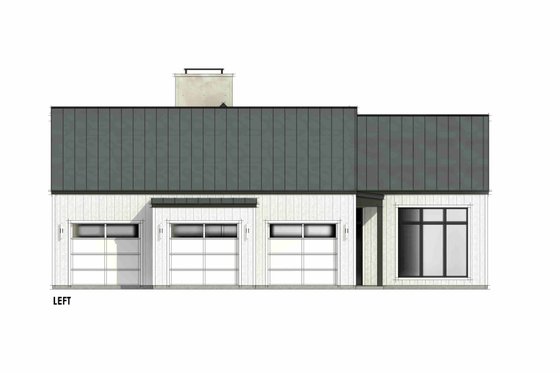 Exterior - Other Elevation for Modern House Plan #1096-95 - 3 bed, 2 bath