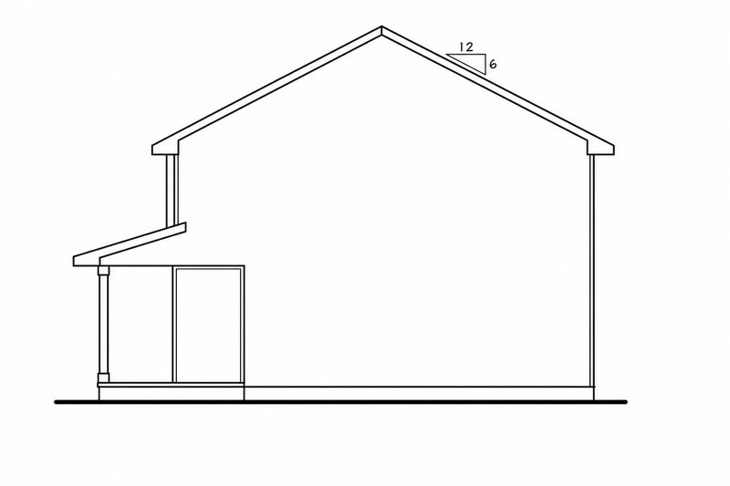 Architectural House Design - Exterior - Other Elevation 1 for Farmhouse House Plan #20-2626 - 3 bed, 2.5 bath