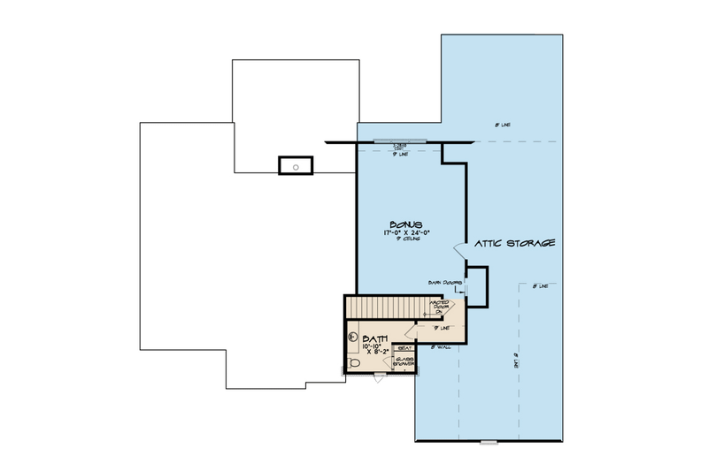 Dream House Plan - Optional Bonus Level