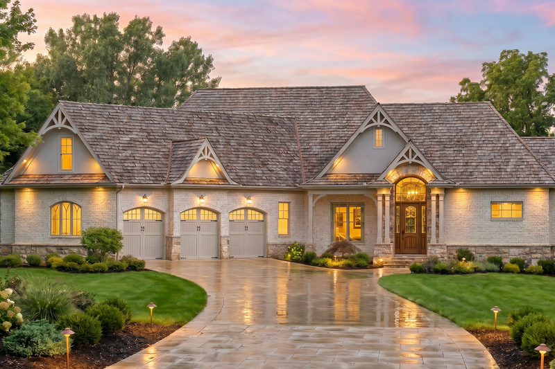 Architectural House Design - Exterior - Front Elevation 3 for Traditional House Plan #54-724 - 3 bed, 2 bath