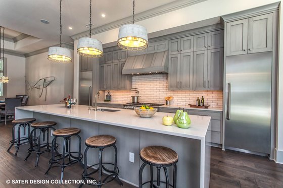 Interior - Kitchen 2 for Craftsman House Plan #930-522 - 3 bed, 3.5 bath