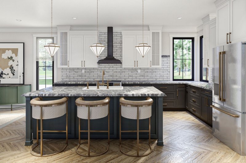Home Plan - Interior - Kitchen for Modern House Plan #455-638 - 3 bed, 2.5 bath