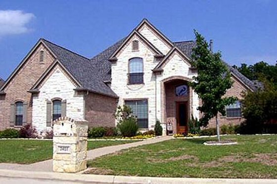 Exterior - Front Elevation for Traditional House Plan #84-277 - 4 bed, 3 bath