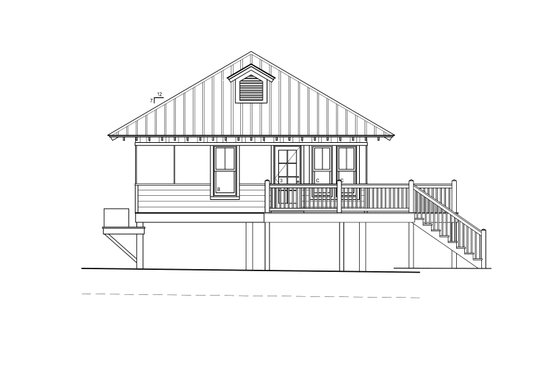 Photo 2 for Beach House Plan #536-2 - 2 bed, 1 bath