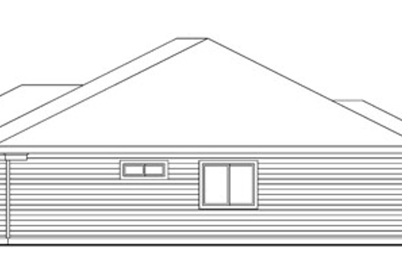 House Plan Design - Exterior - Other Elevation 1 for Craftsman House Plan #124-745 - 3 bed, 2 bath