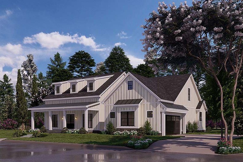 House Design - Exterior - Other Elevation 3 for Craftsman House Plan #923-175 - 4 bed, 2.5 bath