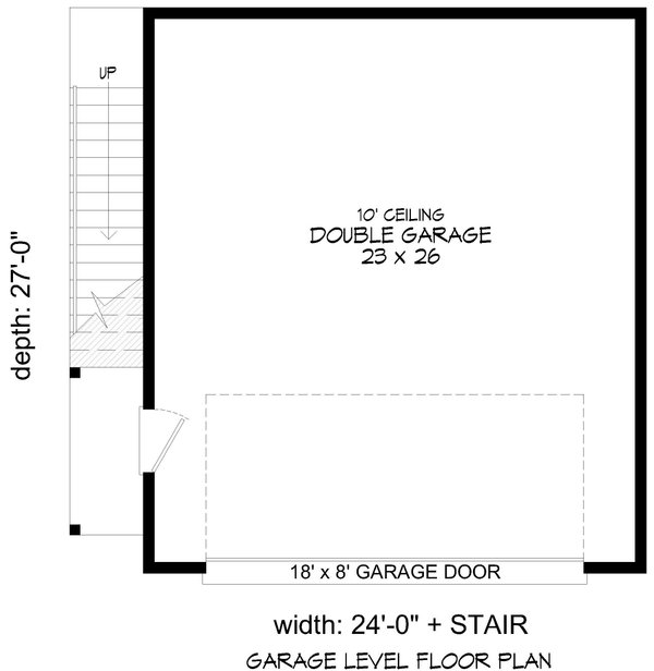 Contemporary Floor Plan - Main Floor Plan #932-981