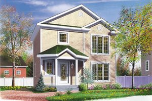 Colonial Exterior - Front Elevation Plan #23-272