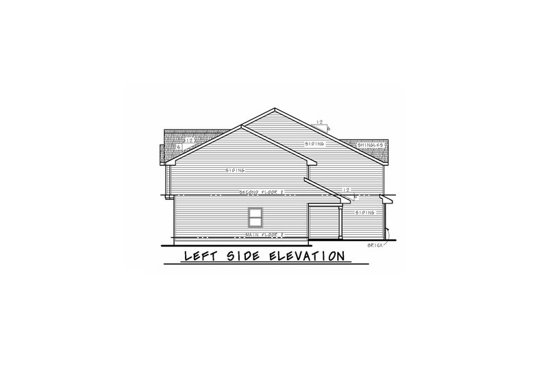 Home Plan - Exterior - Other Elevation for Traditional House Plan #20-2382 - 12 bed, 2.5 bath