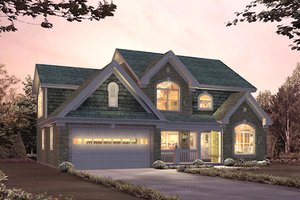Traditional Exterior - Front Elevation Plan #57-398