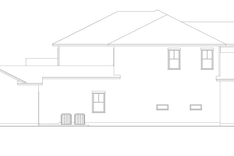 Home Plan - Exterior - Other Elevation 1 for Traditional House Plan #1058-227 - 4 bed, 4.5 bath