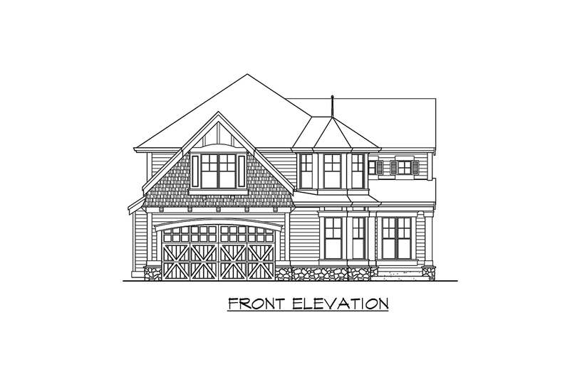 Dream House Plan - Exterior - Other Elevation for Traditional House Plan #132-127 - 3 bed, 2.5 bath