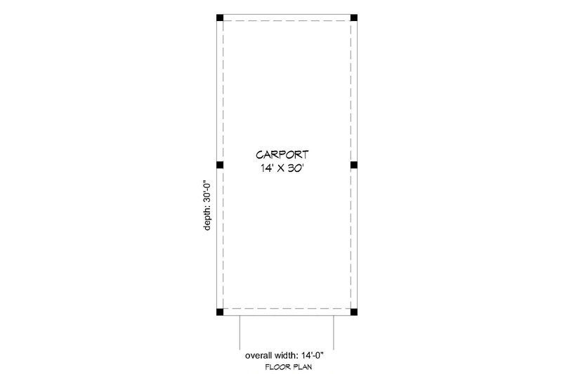Home Plan - Floor Plan - Main Floor for Country House Plan #932-227, 0 bath