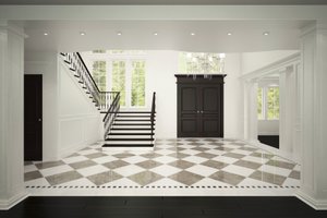 Interior - Entry 1 for Classical House Plan #1066-29 - 5 bed, 7 bath