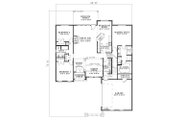 European Style House Plan - 3 Beds 2 Baths 2369 Sq/Ft Plan #17-113 
