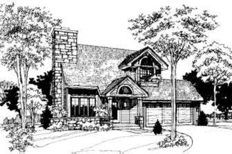 Architectural House Design - Modern Exterior - Front Elevation Plan #320-101