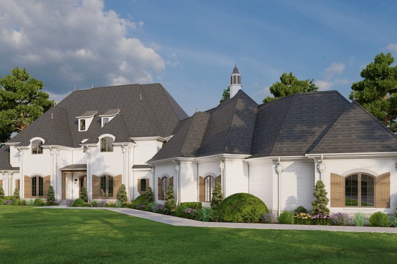Architectural House Design - Exterior - Other Elevation 2 for European House Plan #923-354 - 7 bed, 8.5 bath