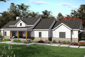 Farmhouse Exterior - Front Elevation Plan #932-1216