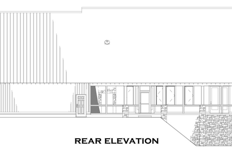 Architectural House Design - Exterior - Rear Elevation for Country House Plan #17-3354 - 3 bed, 2.5 bath