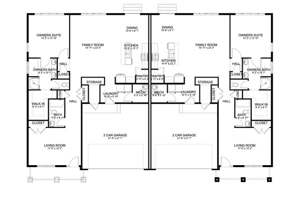 Dream House Plan - Ranch Floor Plan - Main Floor Plan #1060-337