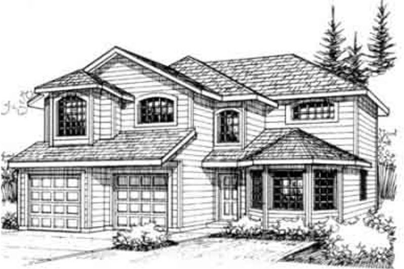 Home Plan - Traditional Exterior - Front Elevation Plan #117-193