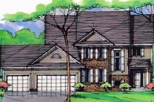 Traditional Exterior - Front Elevation Plan #51-401