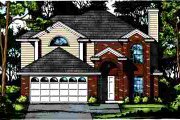Traditional Style House Plan - 3 Beds 2.5 Baths 1774 Sq/Ft Plan #40-154 