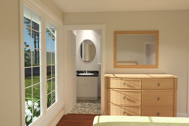 Architectural House Design - Interior - Bedroom for Cottage House Plan #513-2418 - 2 bed, 2 bath
