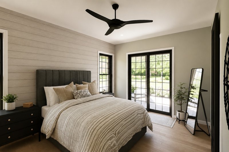 House Blueprint - Interior - Master Bedroom for Barndominium House Plan #1064-493 - 3 bed, 2.5 bath