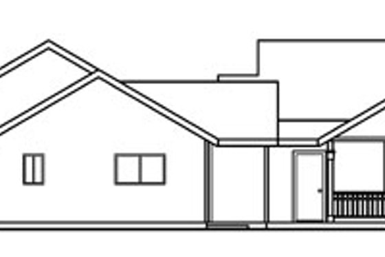 Exterior - Other Elevation 1 for Traditional House Plan #124-353 - 3 bed, 3 bath
