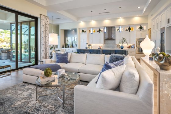 Interior - Family Room for Contemporary House Plan #930-533 - 3 bed, 3 bath