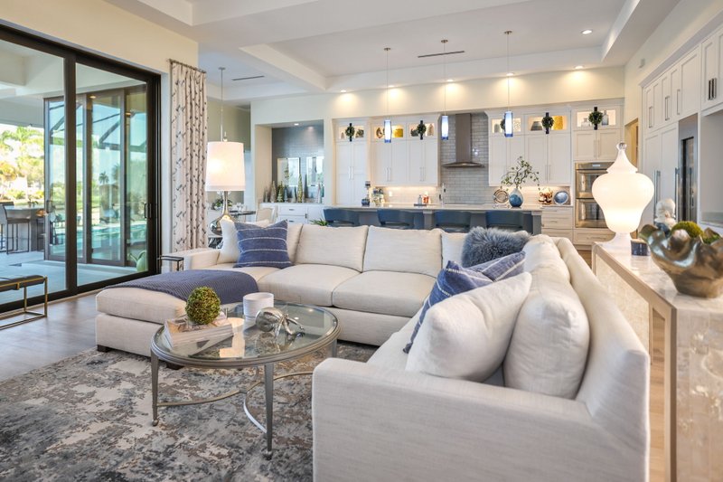 House Blueprint - Interior - Family Room for Contemporary House Plan #930-533 - 3 bed, 3 bath