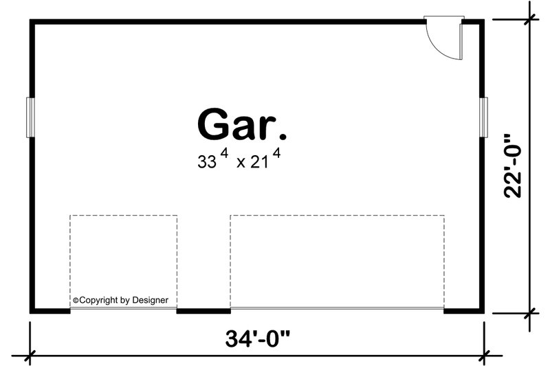 House Plan Design - Floor Plan - Main Floor for Traditional House Plan #20-2449, 0 bath