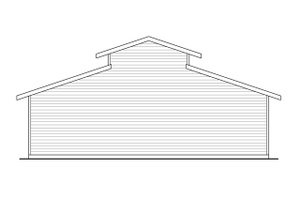 Exterior - Rear Elevation for Traditional House Plan #124-1180, 0 bath