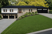 Contemporary Style House Plan - 3 Beds 2 Baths 1687 Sq/Ft Plan #1109-25 Photo 