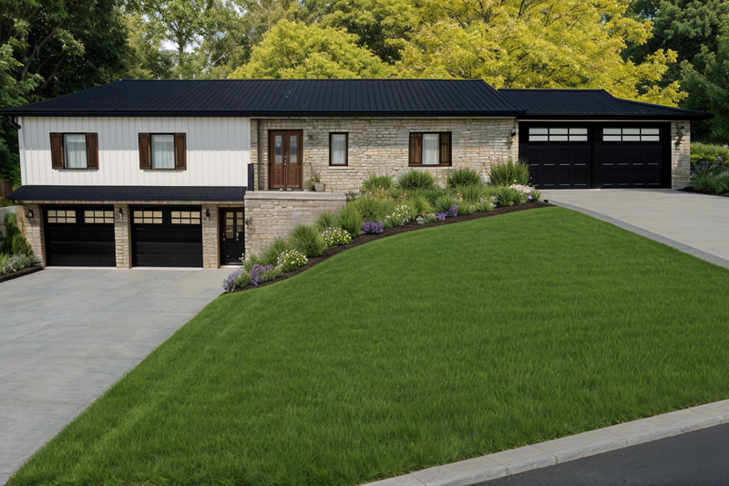 House Blueprint - Photo 6 for Contemporary House Plan #1109-25 - 3 bed, 2 bath