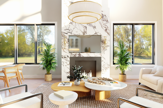 Interior - Family Room 2 for Barndominium House Plan #1064-431 - 4 bed, 2.5 bath