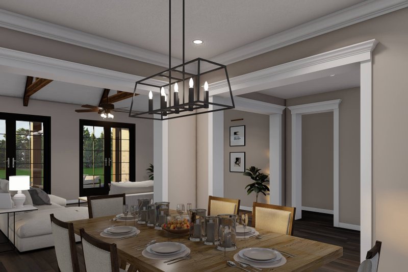 Dream House Plan - Interior - Dining Room for European House Plan #17-3414 - 4 bed, 3.5 bath