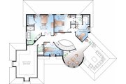 European Style House Plan - 6 Beds 3.5 Baths 3649 Sq/Ft Plan #23-843 