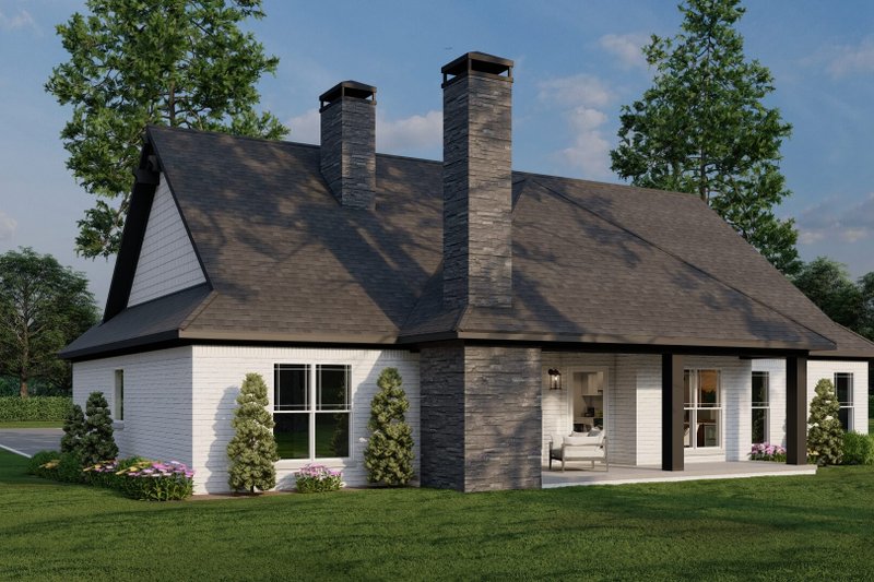 House Design - Exterior - Other Elevation 1 for European House Plan #17-2574 - 3 bed, 2.5 bath