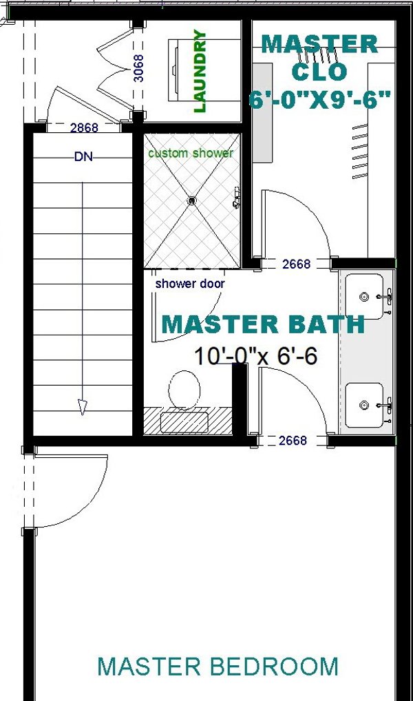 Architectural House Design - Floor Plan - Main Floor 1 for Craftsman House Plan #44-225 - 3 bed, 2 bath