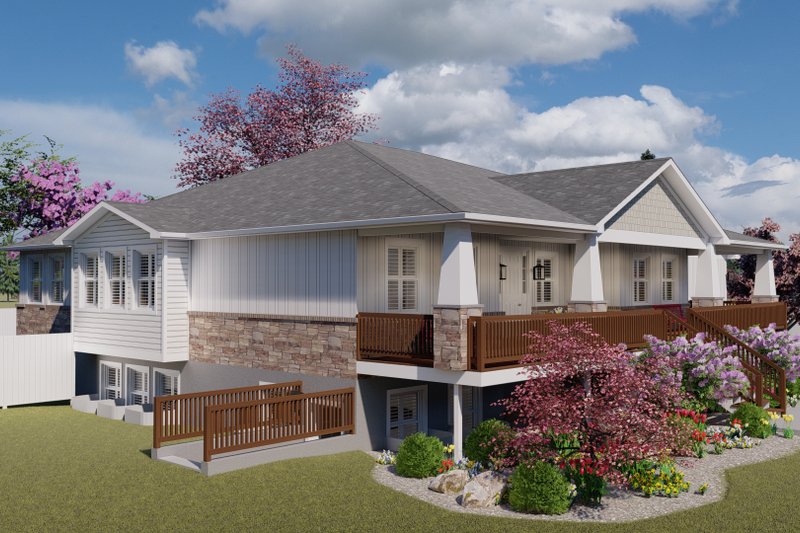 House Blueprint - Exterior - Other Elevation for Craftsman House Plan #1060-106 - 5 bed, 4 bath